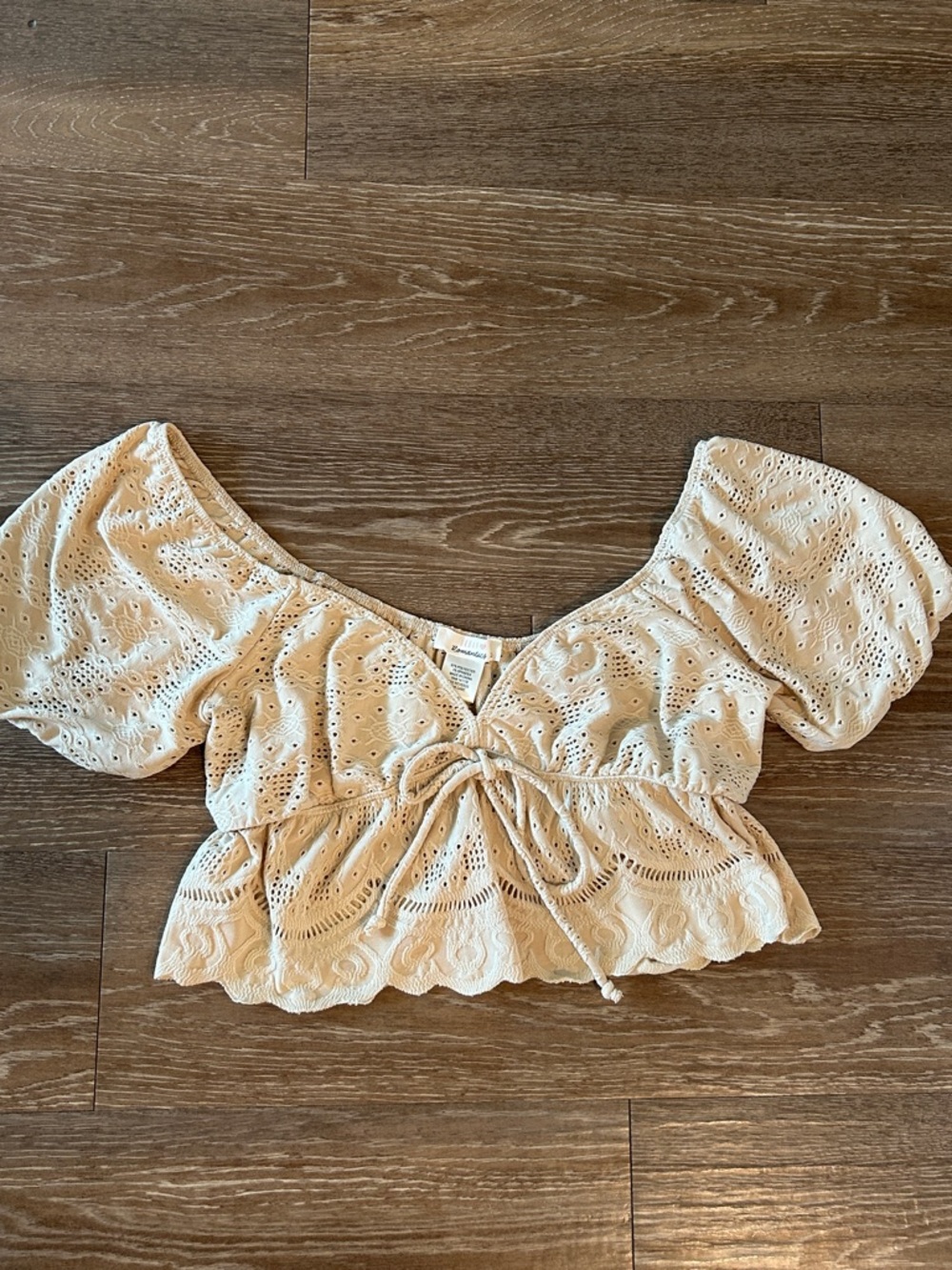 flowy boho crop top